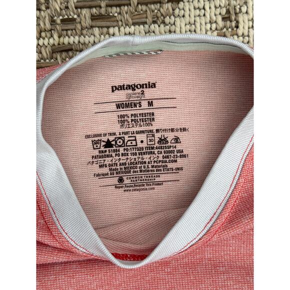 Patagonia W's Capilene 2 Lightweight Red Crew Size Medium - Picture 2 of 7